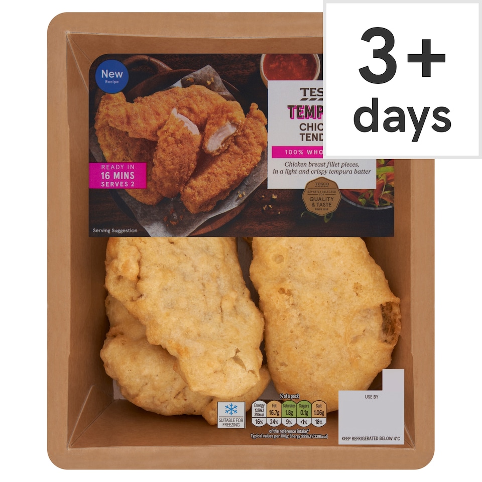 Tesco Tempura Chicken Tenders 305g