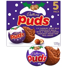 Dairy Milk Chocolate Christmas Puds Multipack 175g (5 x 35g)