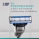 Gillette Mach3 Férfi Borotva, 1 db Gillette 3 Pengés Borotva, Gillette Borotvabetétek  4. kép
