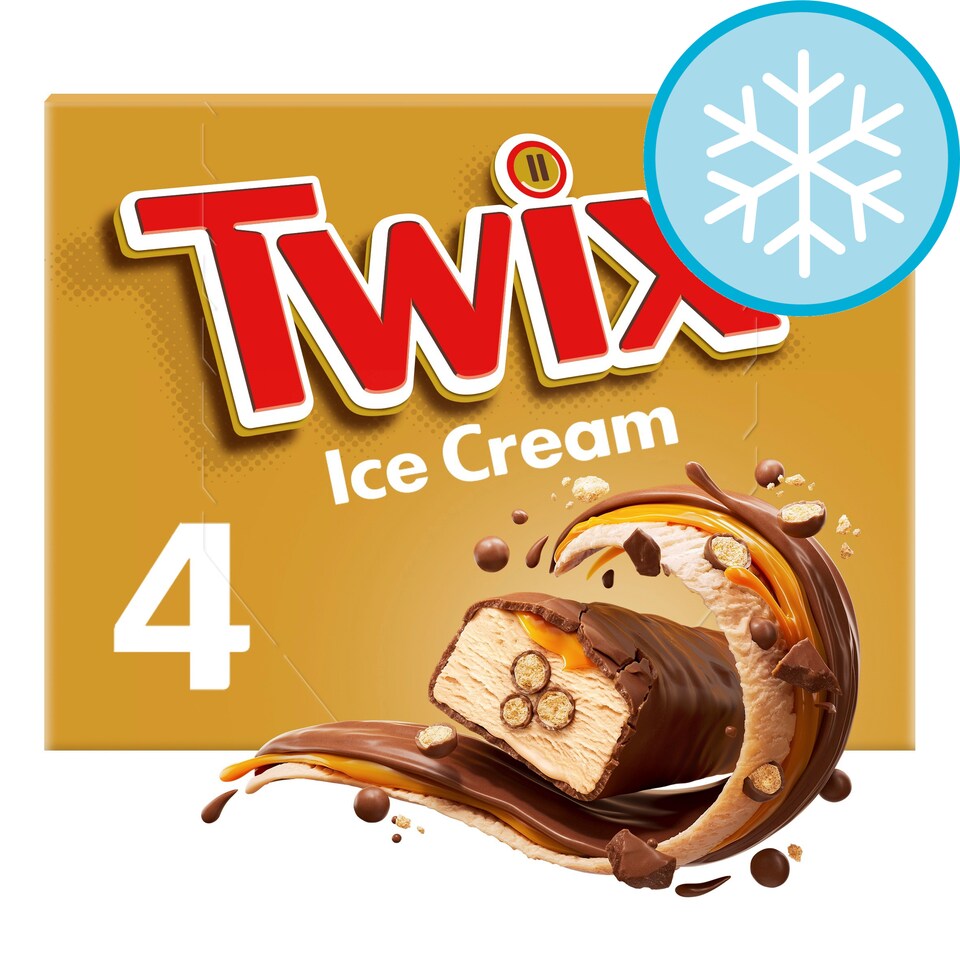 image 1 of Twix Ice Cream Bars 4x43.1ml