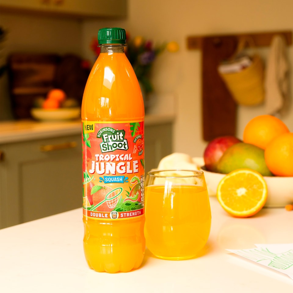 image 1 of Fruit Shoot Double Strength Tropical Jungle No Added Sugar Squash 750ml