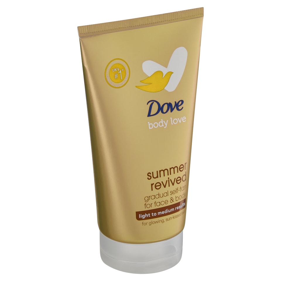 image 1 of Dove Body Love Summer Revived Gradual Self-Tan for Face & Body 75 ml