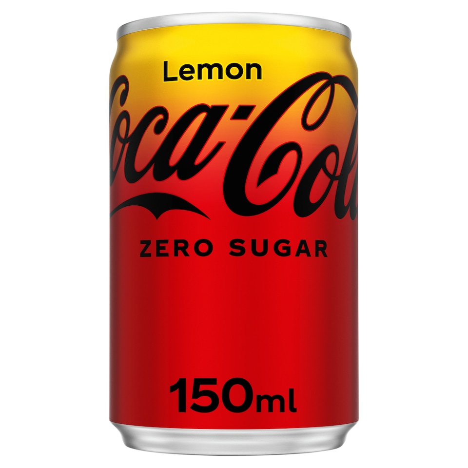 image 1 of Coca-Cola Zero Sugar Soft Drink - Lemon 150ml