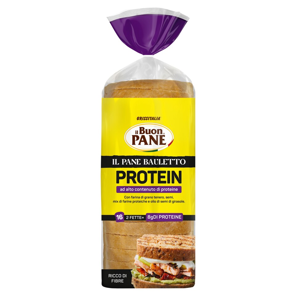Il Buon Pane Protein chléb z pšeničné mouky 400g