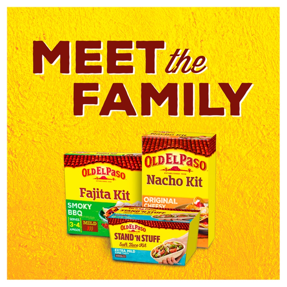 image 1 of Old El Paso Stand 'N' Stuff Taco Kit - Sweet Paprika & Garlic 312g