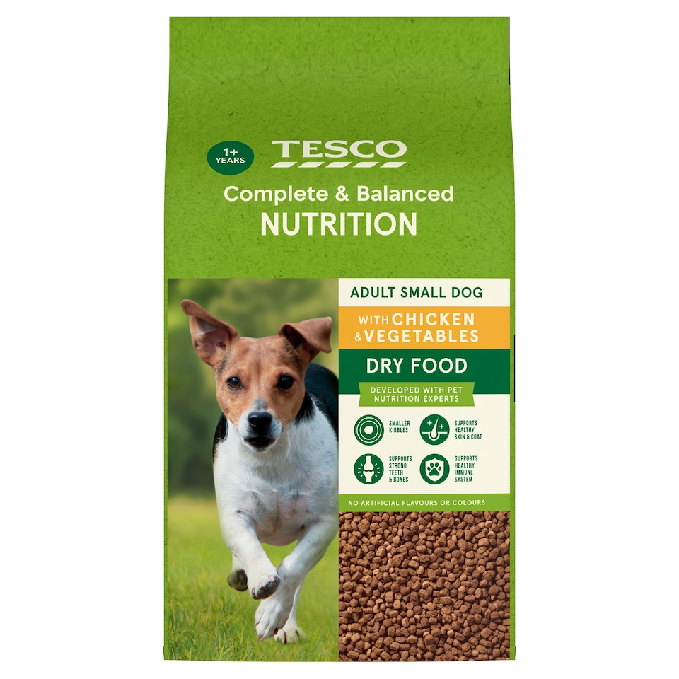 Tesco Chicken Small Dog Dry Dog Food 3Kg