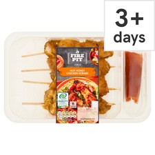 Tesco Fire Pit Hot Honey Chicken Kebabs 400g