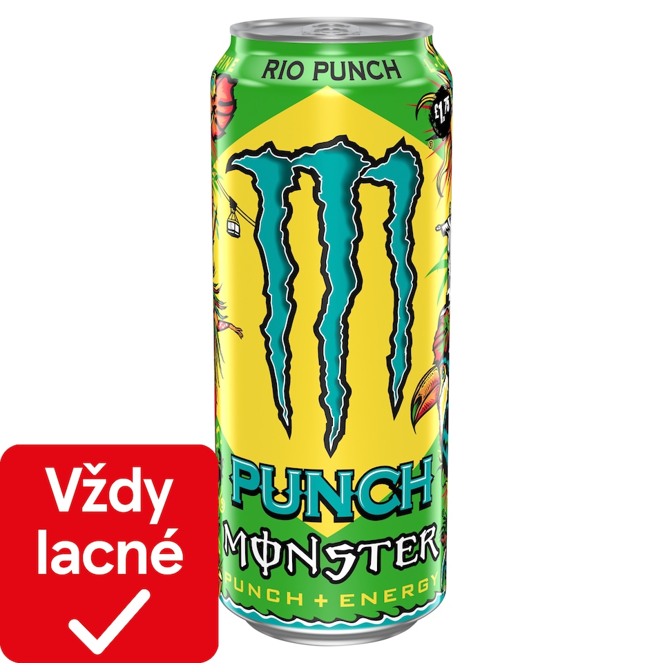 Monster Rio Punch sýtený energetický nápoj 500 ml