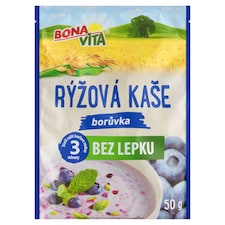 Bona Vita Bezgluténová ryžová kaša čučoriedka 50 g