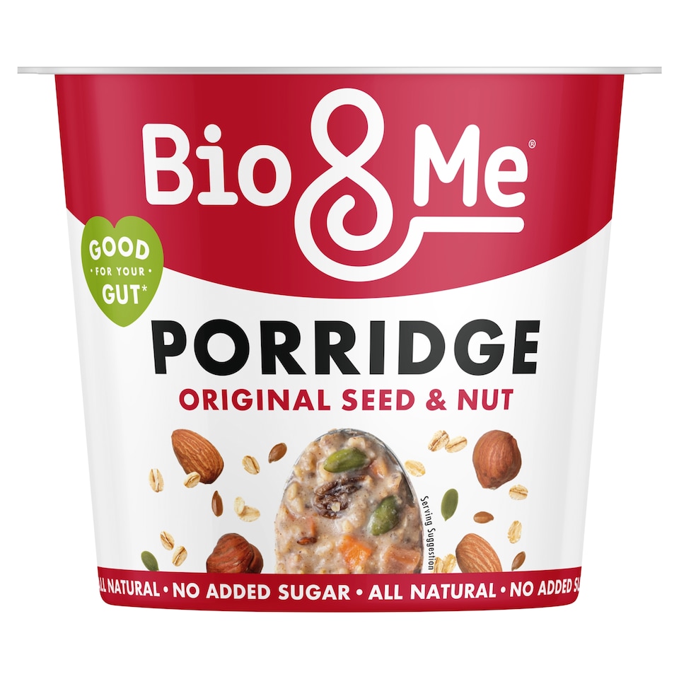 Bio&Me No Added Sugar Original Seed and Nut Porridge+ Pot 65g