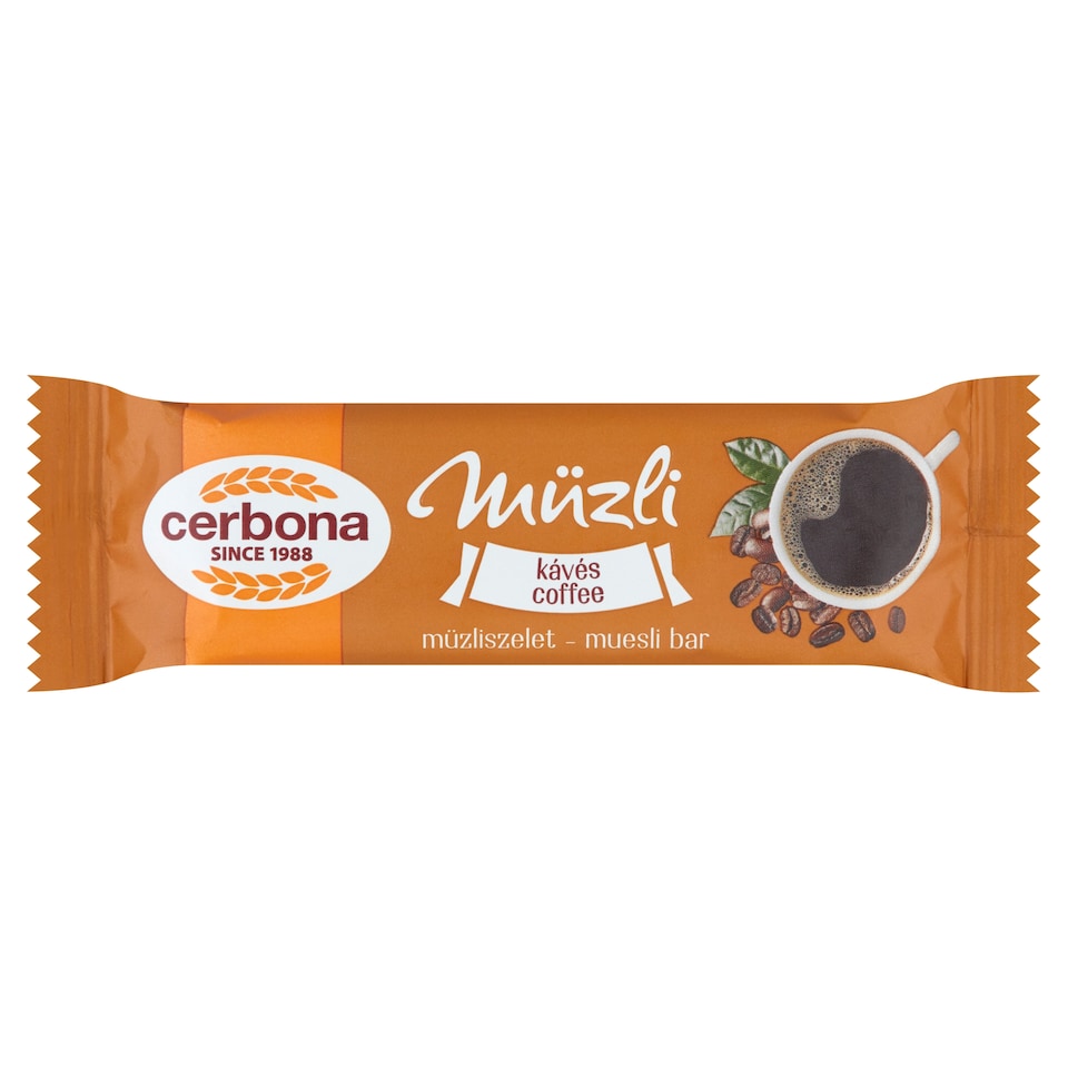 image 1 of Cerbona Coffee Muesli Bar 20 g