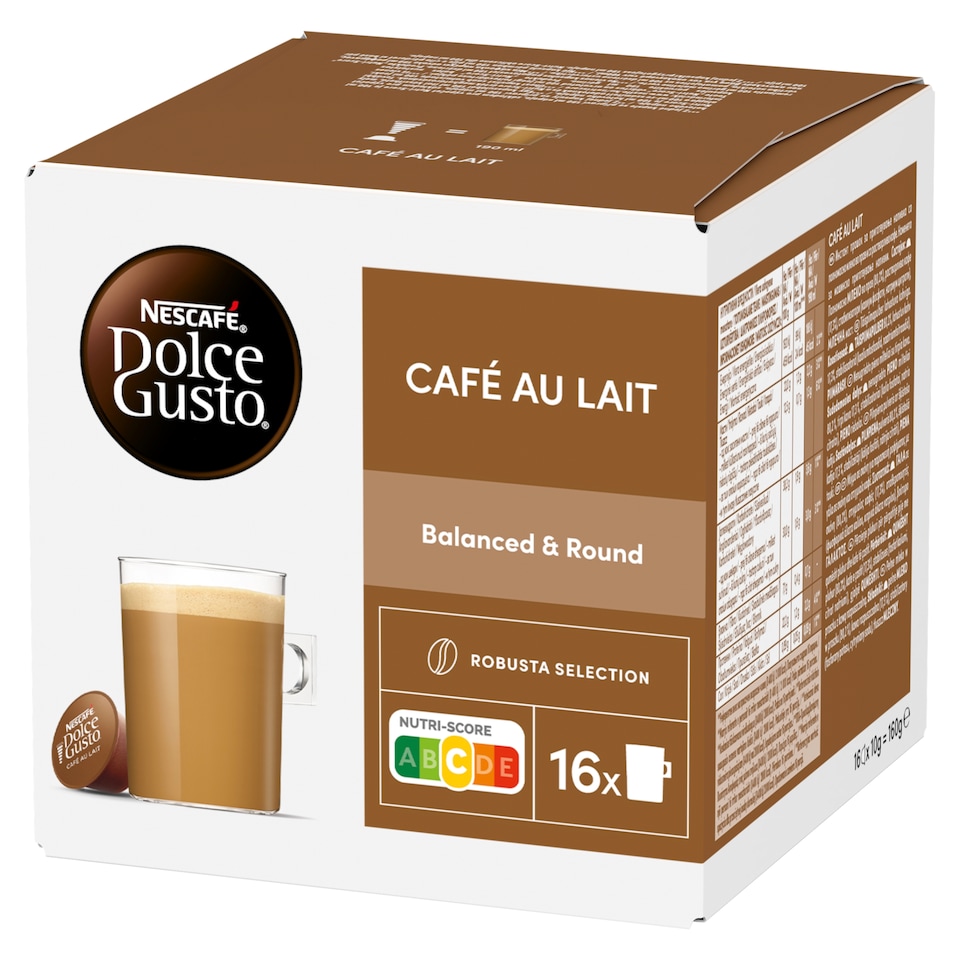 image 1 of NESCAFÉ Dolce Gusto Café au Lait Coffee Pods 16 x 10 g (160 g)