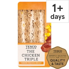 Tesco Chicken Triple Sandwich