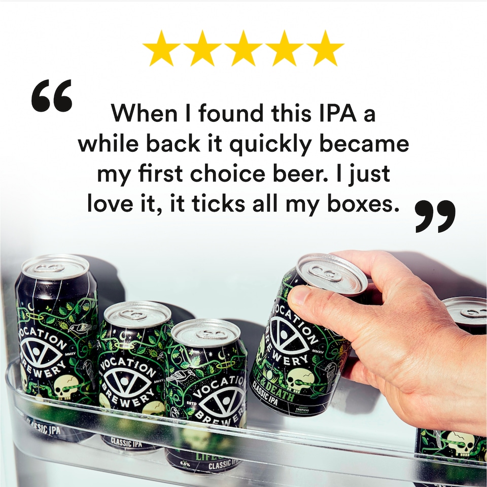 image 1 of Vocation Brewery Life & Death Classic IPA 440ml