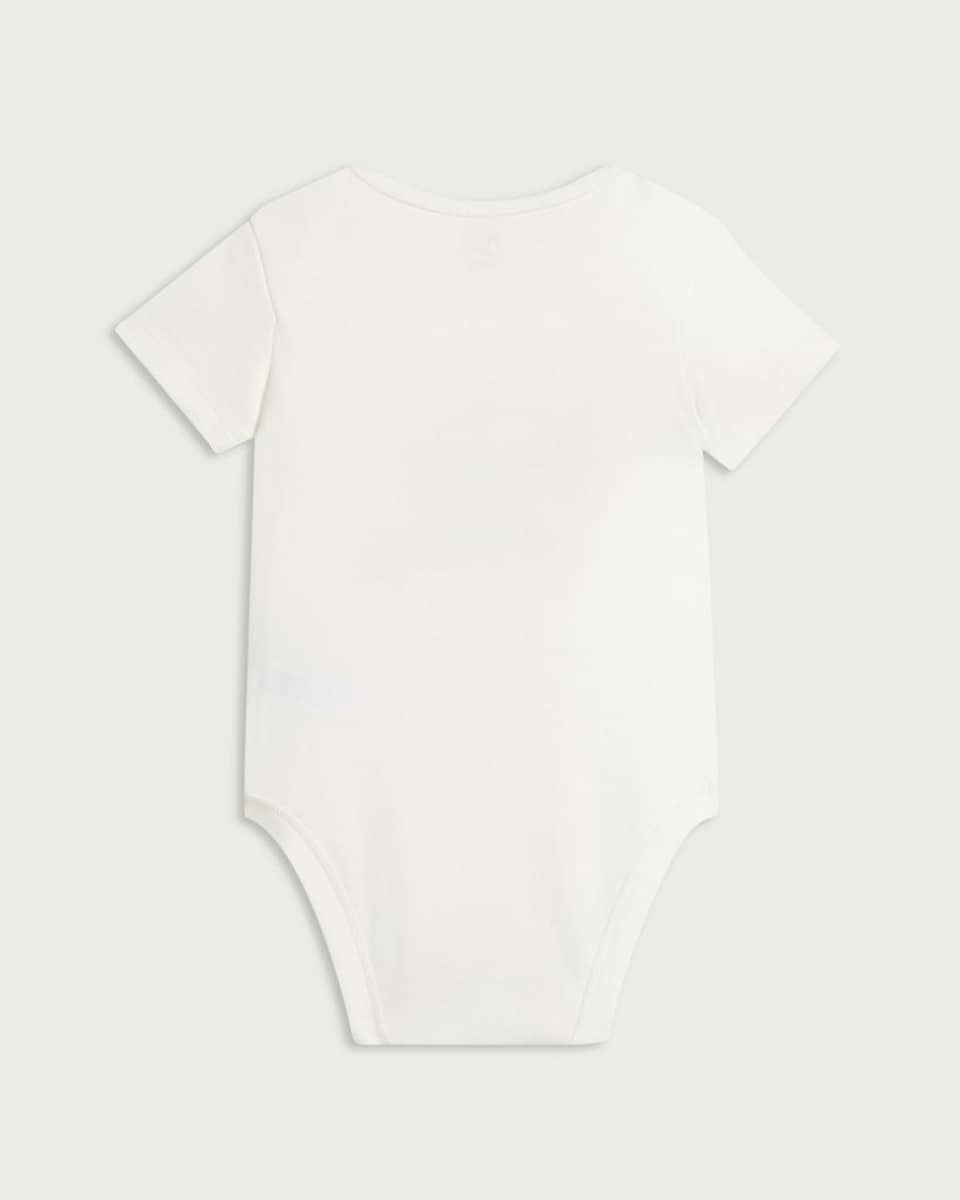 image 1 of F&F Baby Pure Cotton My First Birthday Bodysuit in White