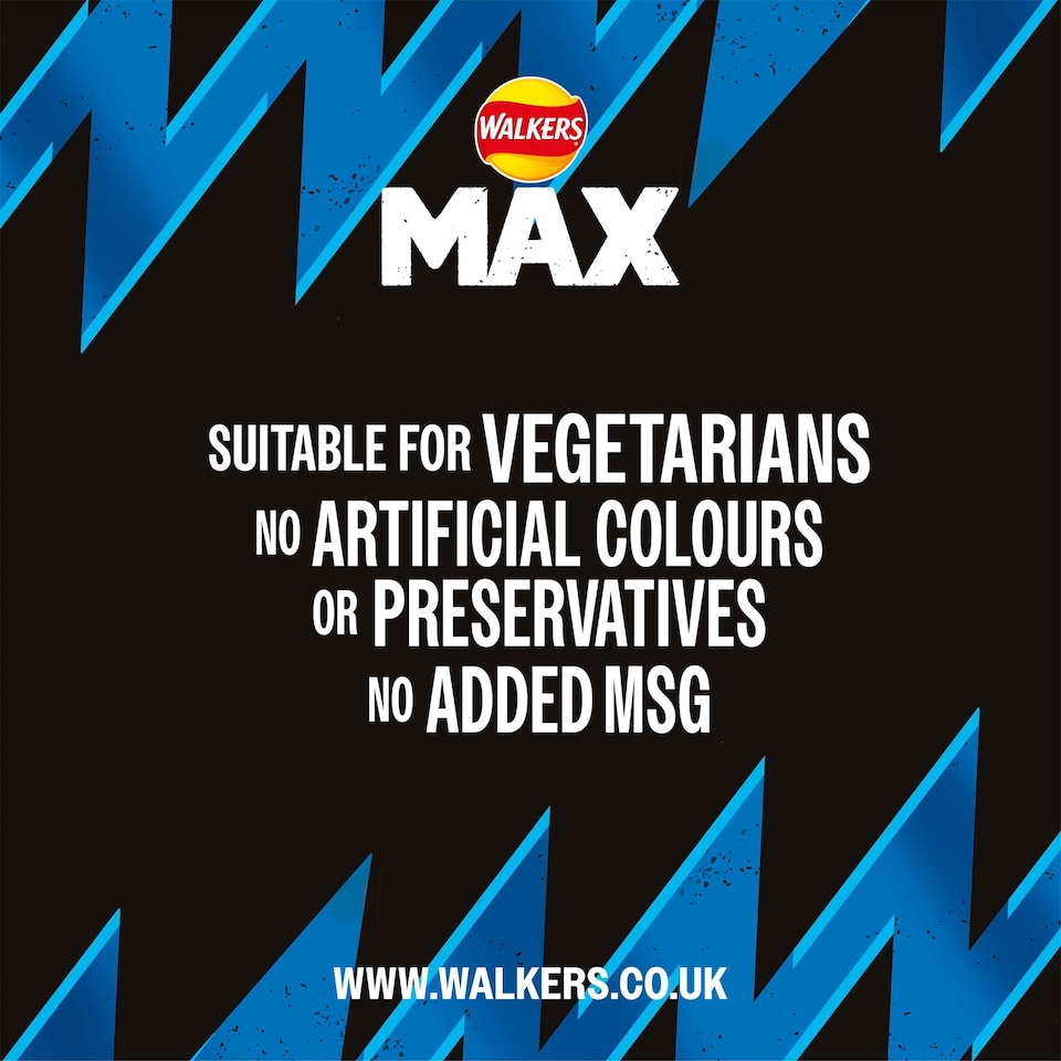 image 1 of Walkers Max Cheese & Onion Crisps 50G