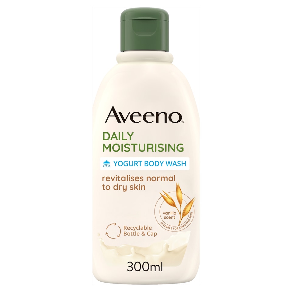 image 1 of Aveeno Vanilla And Oats Bodywash 300Mls