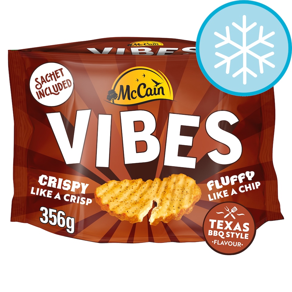 image 1 of McCain Vibes Texan BBQ Style Hot Potato Snack 356g