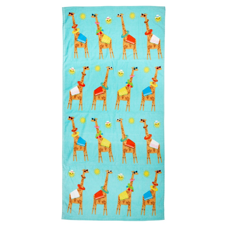 Tesco Fun Animal Beach Towel