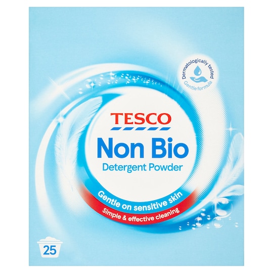 Tesco Non Bio. Laundry Powder 25 Wash 1.625 Kilograms Tesco Groceries