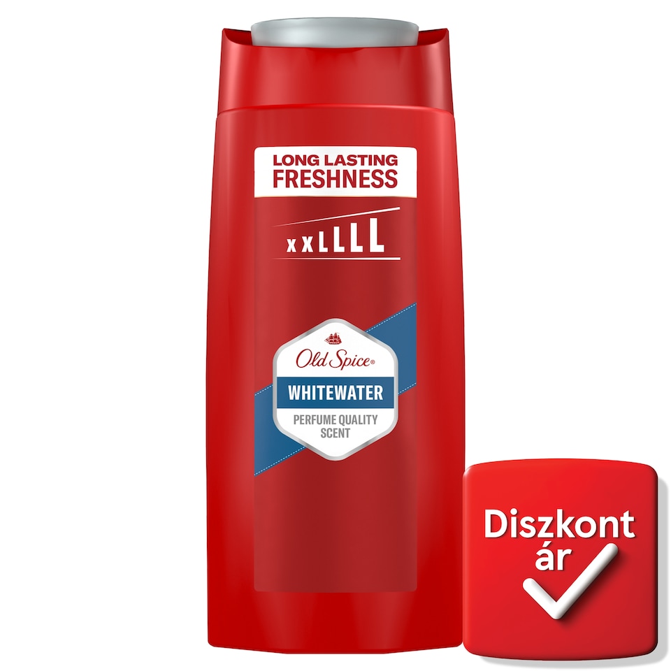 Old Spice Whitewater Férfi 3 az 1-ben Sampon és Tusfürdő, 675 ml