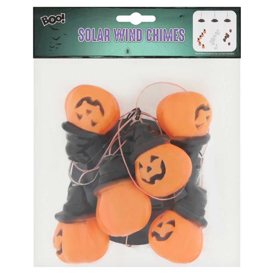 Boo! Solárne veterné zvonkohry