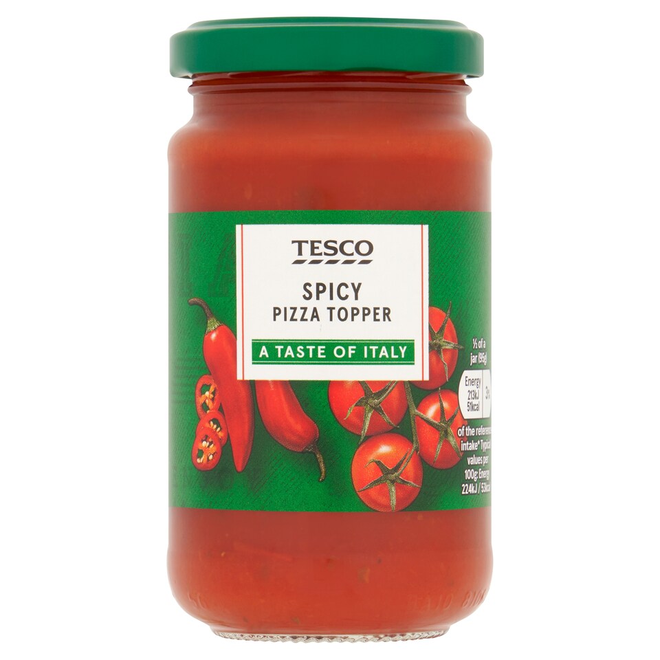 Tesco Spicy Pizza Topper 190G
