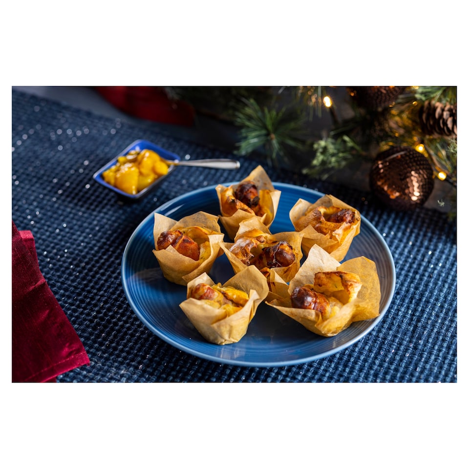 image 1 of Tesco Finest 6 Pigs In Blankets Yorkshire Puddings 180G