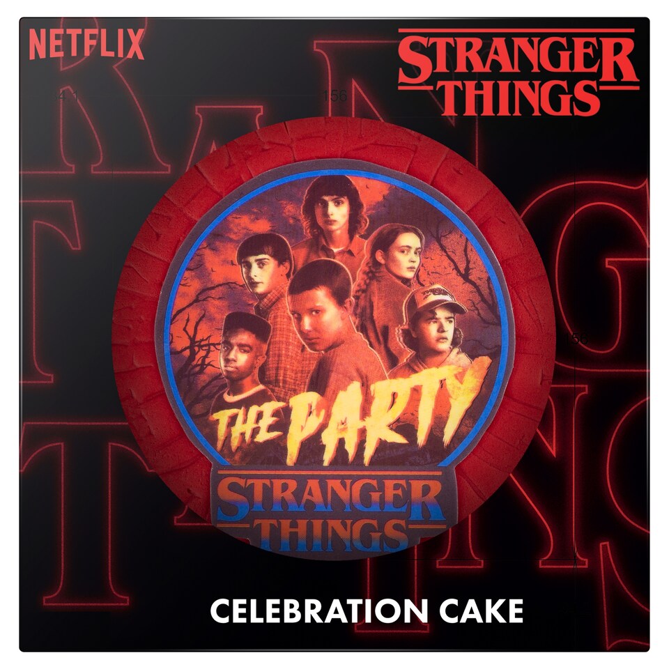 Stranger Things Celebration cake