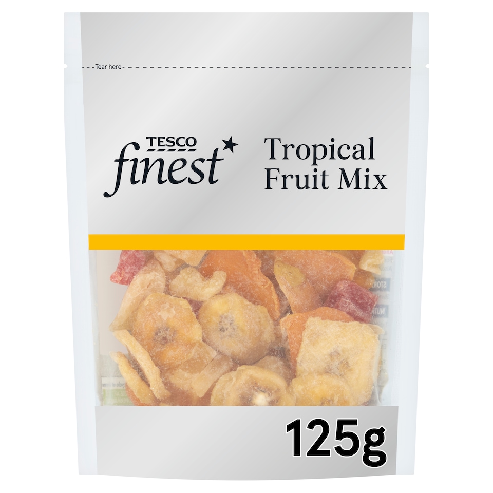Tesco Finest Tropical Fruit Mix 125G