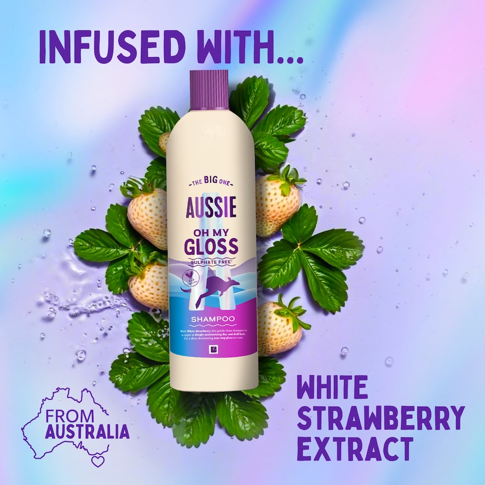 image 1 of Aussie Oh My Gloss Sulphate Free Shampoo 400ml