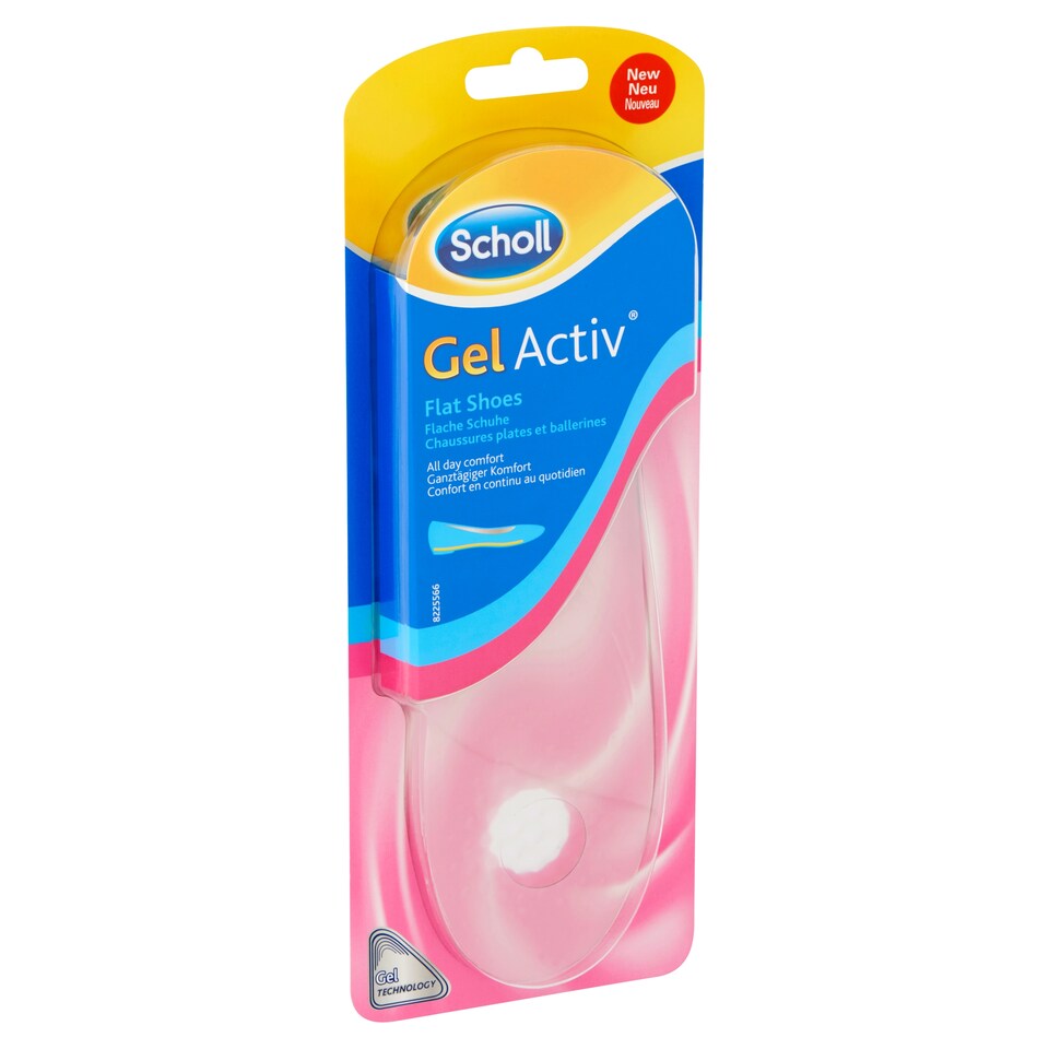 Scholl GelActiv talpbetét lapos talpú cipőkhöz  1. kép