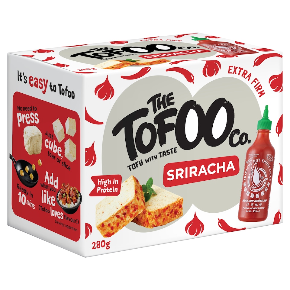 image 1 of The Tofoo Co. Sriracha Tofu 280G