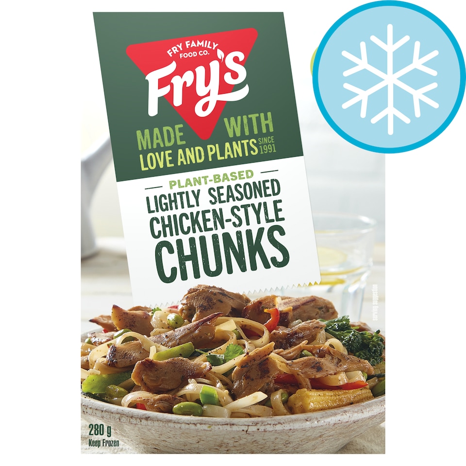 Fry's Plant Based Lightly Seasoned Chicken-Style Chunks 280g
