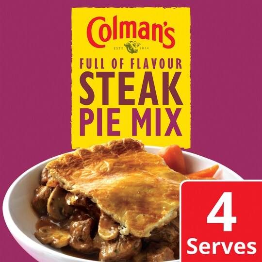 Colman's Steak Pie Recipe Mix 40g Tesco Groceries