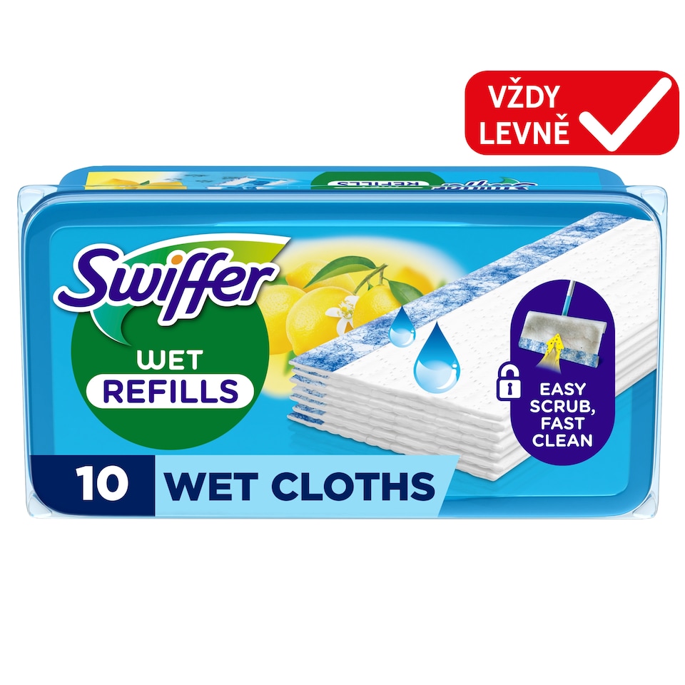 Čisticí Ubrousky Na Podlahu Swiffer Sweeper S Citrus Fresh Vůní x10