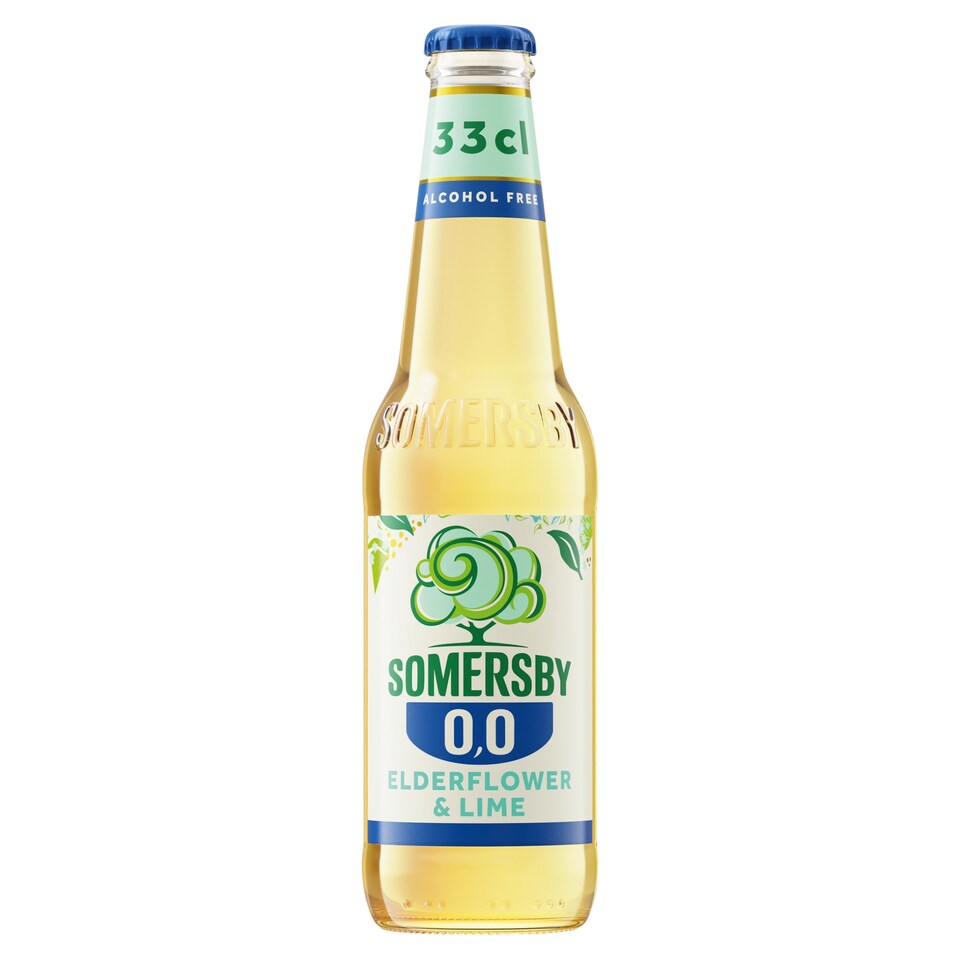 Somersby Elderflower & Lime Flavoured Cider 0,0% 330 ml