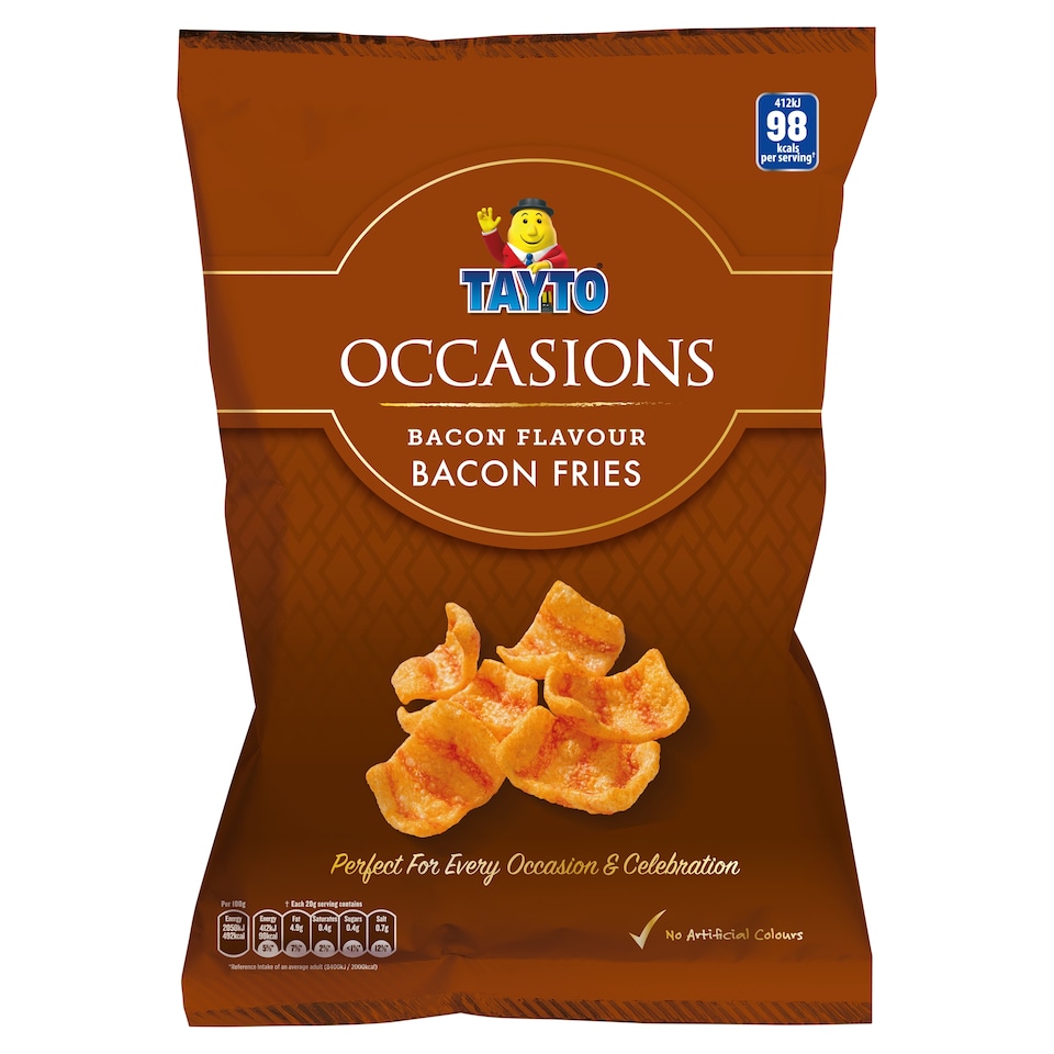 Tayto Occasions Bacon Flavoured Bacon Fries 80G