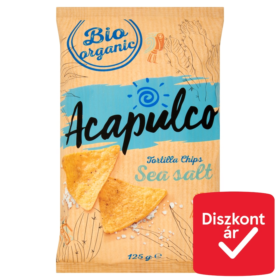 Acapulco Organic Salted Corn Snack 125 g