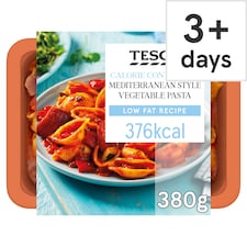 Tesco Calorie Controlled Mediterranean Style Vegetable Pasta 380g 