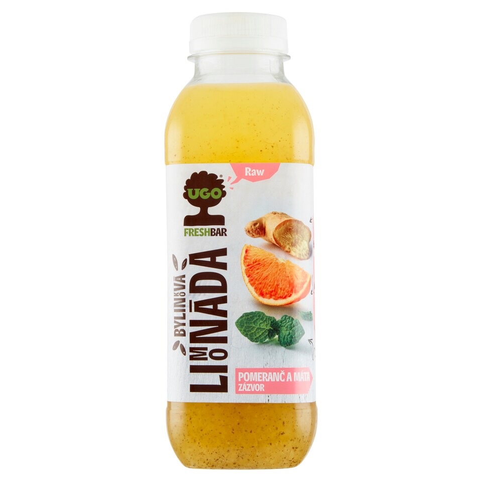 Obrázek 1 pro produkt Ugo Bylinková limonáda pomeranč a máta zázvor 500ml