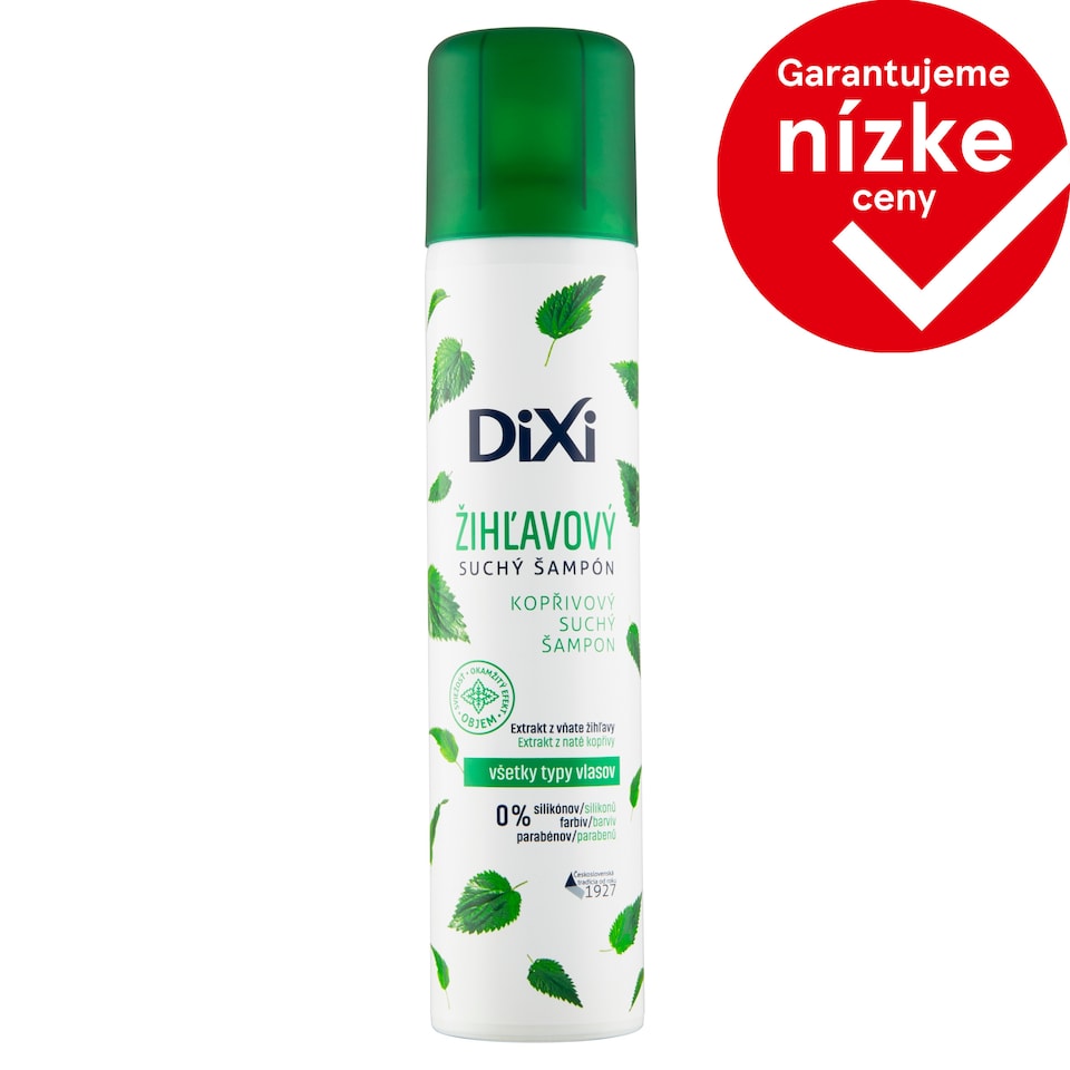 obrázok 1 z Dixi Žihľavový suchý šampón 200 ml