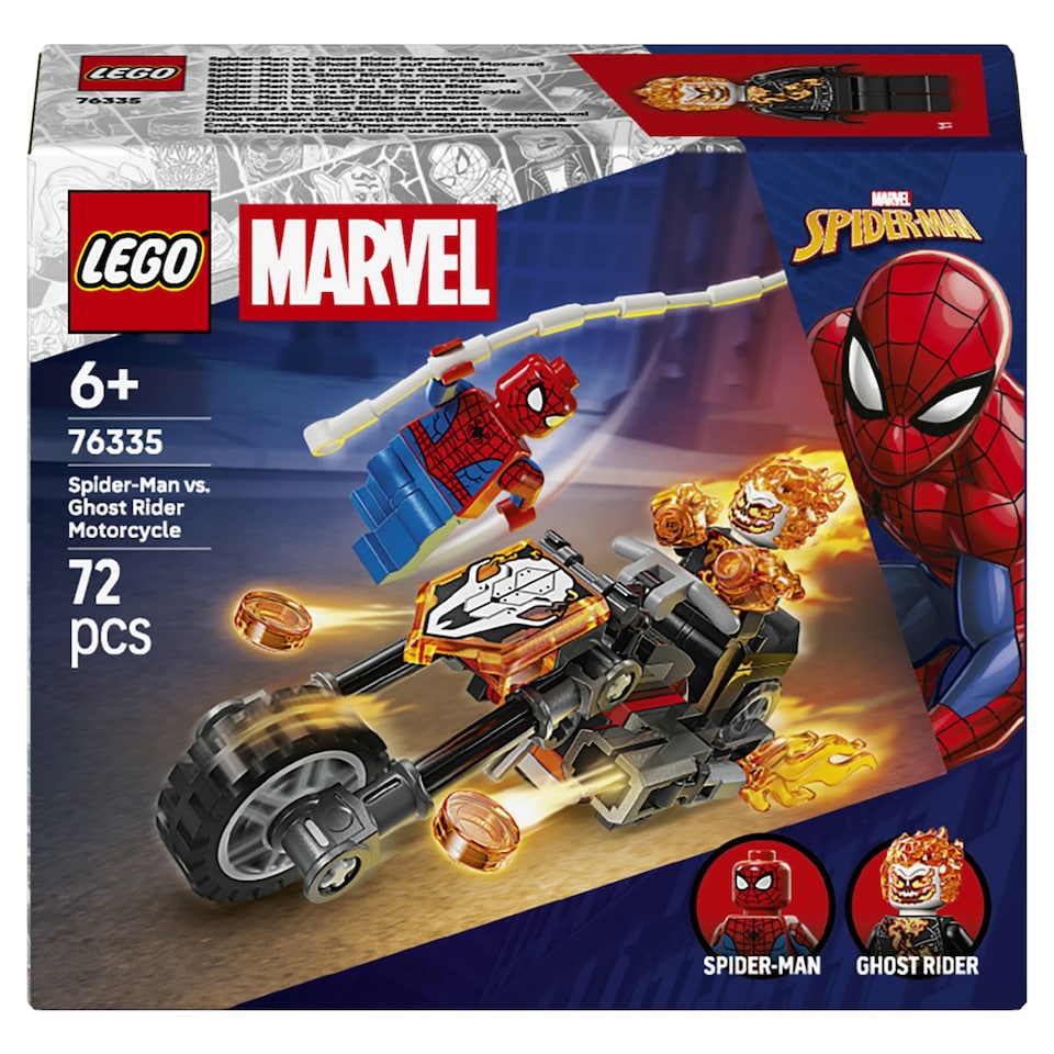 Obrázek 1 pro produkt LEGO Marvel 76335 Spider-Man vs. Ghost Rider na motorce