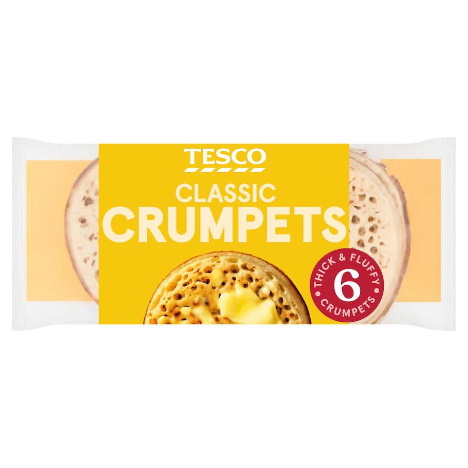 Tesco Crumpets 6 Pack