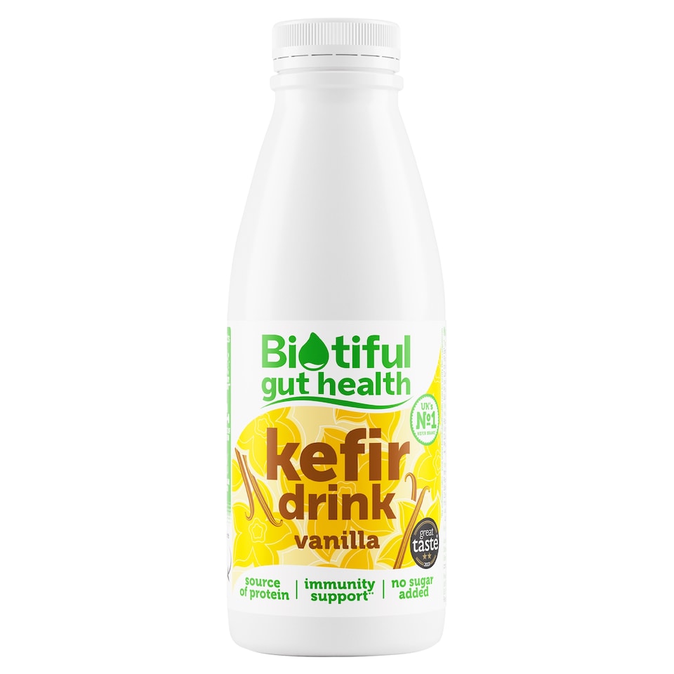 image 1 of Biotiful Gut Health Kefir Milk Drink Vanilla 500ml