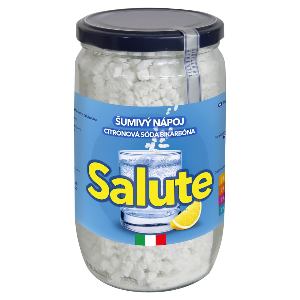 obrázok 1 z Salute Citrónová sóda bikarbóna šumivý nápoj 250 g