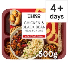 Tesco Chicken & Black Bean Meal For One 500G