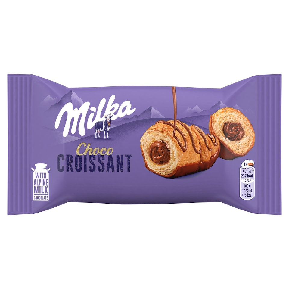 Milka Alpine Milk Choco Croissant 50 g