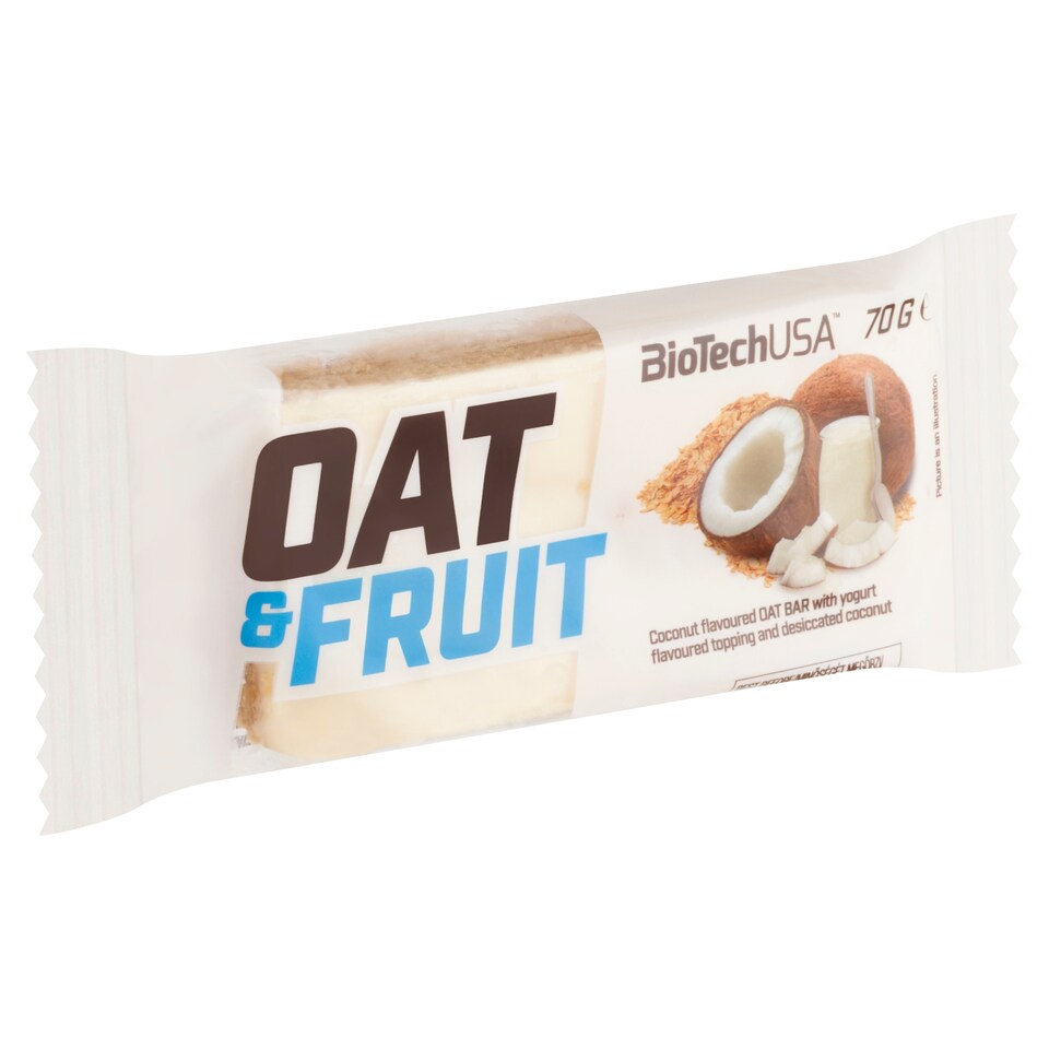 BioTechUSA Oat & Fruit kókusz ízű zabszelet 70 g