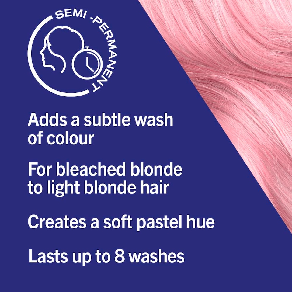 image 1 of Schwarzkopf Ultra Brigt Pretty Pastels Rose Gold Hair Dye